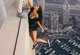 俄罗斯模特维多利亚奥丁科娃高空悬浮拍照被警方传唤【视频】